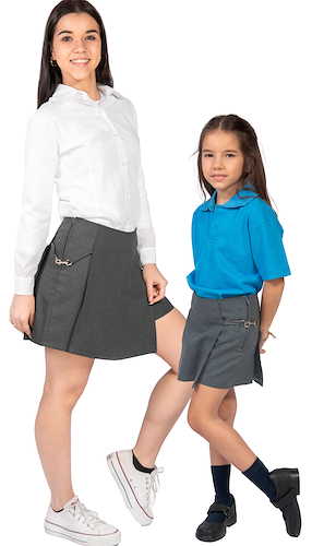 Short pollera sale escolar